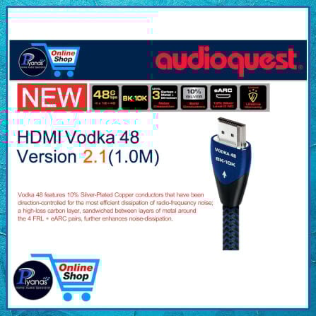 สาย HDMI AUDIOQUEST : HDMI-VODKA 48 VERSION 2.1 (1.0 เมตร)_3